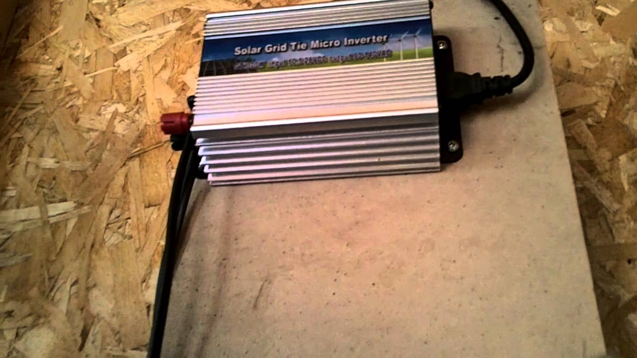 300w grid tie inverter - YouTube