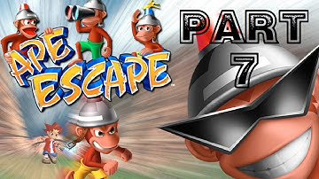 Ape Escape [HD] Playthrough part 7 (Galaxy Monkey UFO Mini Game)