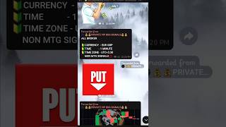 Non Martingale signals Binary trading #trading #vip