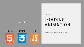 Build a Loading Animation in 10 Minutes in just HTML & CSS | Mini Projects | Dylan Israel
