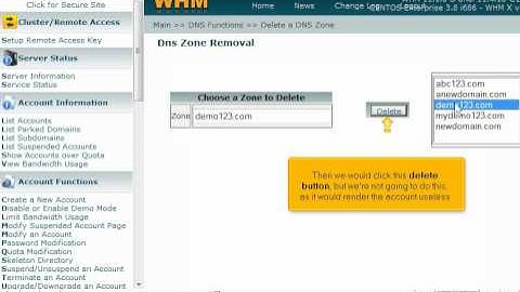 Managing DNS Zones in WHM by VodaHost web hosting