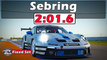 iRacing Porsche Cup Sebring Track Guide - 2:01.6