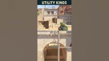 CS2 Mirage Connector smoke from T Spawn Trash Can