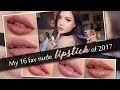 My fav 16 nude lipstick 2017 ลิปสีนู้ดที่ชอบแบบแท้ทรูปีนี้ | NOBLUK