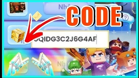 Tham gia event giáng sinh nhập mã code kêu gọi bạn nhận quà Free bcube và sky wing trong blockman go