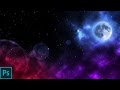 How to create a synthetic/cosmic starfield in photoshop (Galaxy, Nebula, Space-photoshop cc 2017)