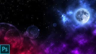 How to create a synthetic/cosmic starfield in photoshop (Galaxy, Nebula, Spacephotoshop cc 2017)