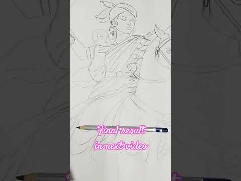 Pencil sketch #art #shorts #youtubeshorts