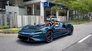 Johor Royalty Turquoise Carbon McLaren Elva PP3 - JXP1 - (Feat. Aventador Roadster and Purple Urus)