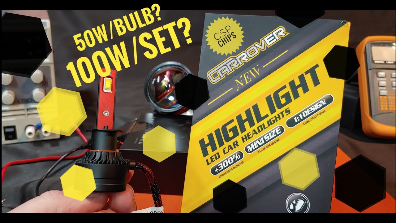 CarRover LED Headlight Bulb Review - YouTube