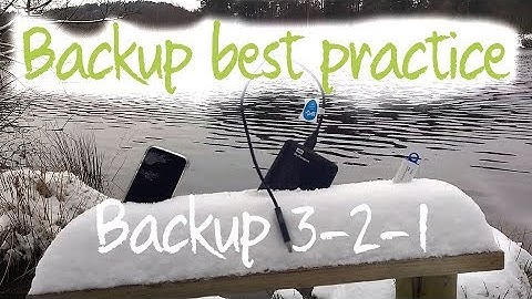 Simple backup principles to protect your data (3-2-1)