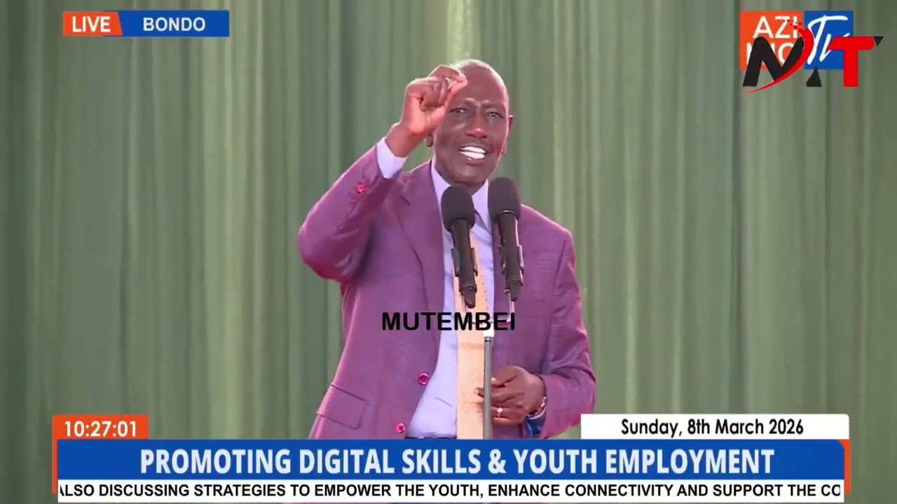 RUTO DELIVERS AN EXPLOSIVE SPEECH ADDRESSING LUOS IN BONDO! LISTEN TO WHAT HE TOLD THEM!!!