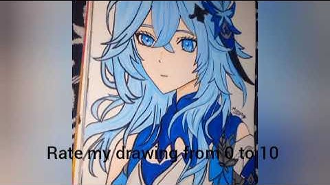 Rate my drawing btw first video so don