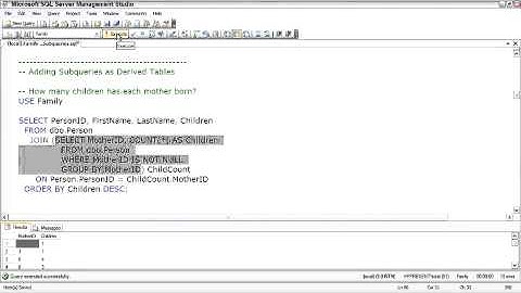 3  Adding Subqueries as Derived Tables