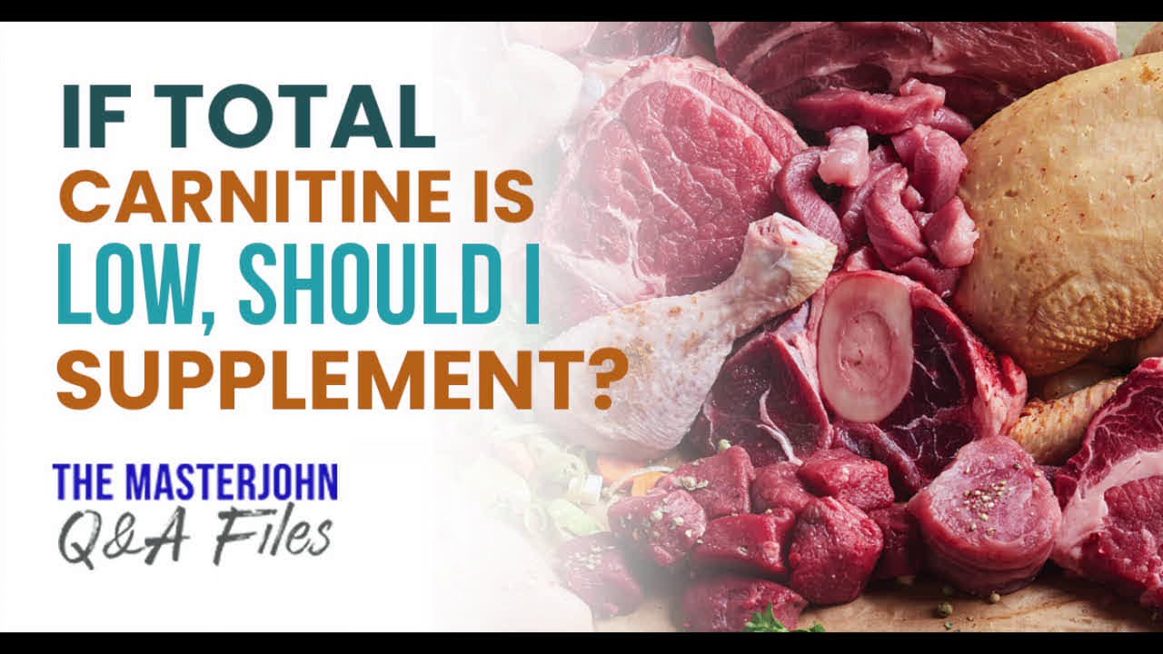 If total carnitine is low, should I supplement? YouTube