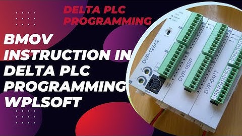 BMOV INSTRUCTION IN DELTA PLC PROGRAMMING WPLSOFT || HOW TO WORK BMOV INSTRUCTION DELTA PLC WPLSOFT