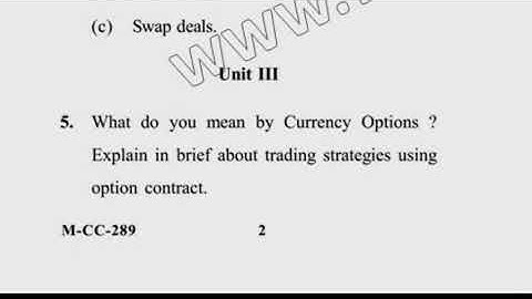MBA 4th Sem Foreign Exchange Management Question Paper