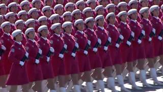 China PLA women Army National Day Parade 2009 中华人民共和国 60 周年 女戰