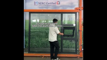 fixed window and awning window combination #factoryproducts #window