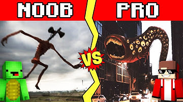SIREN HEAD VS TRAIN EATER Build Battle In Minecraft - NOOB VS PRO CHALLENGE - Maizen Mizen Parody