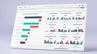 Excel Profit & Loss Dashboard - P&L Statement Template