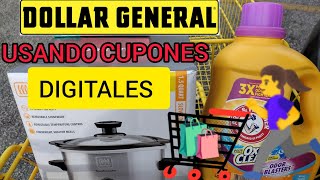 🔥🚨 🛍️USANDO 💯 CUPONES DIGITALES 🛍️🚨🔥#dollargeneral#cuponesdigitales#ahorro#save#Lupita