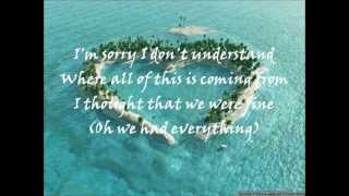 Just Give Me a Reason - Pink (lyrics)