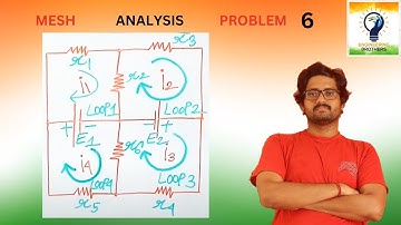 Mesh analysis problem 6