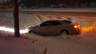 Winter Storm with numerous crashes in Saint Cloud, MN - 11/30/2019