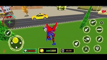 Optimus Prime Multiple Transformation Jet Robot Car Game 2022- Android Gameplay