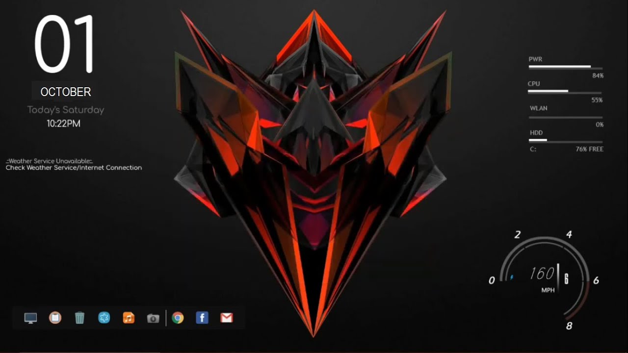 How to Make Windows Look Cool Customize Your Desktop/Gaming Customized ...