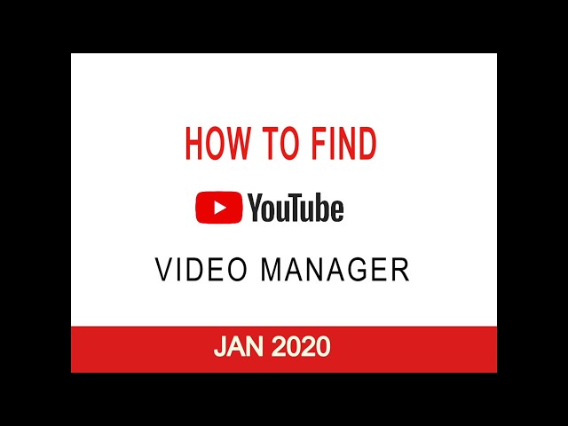 Video Manager