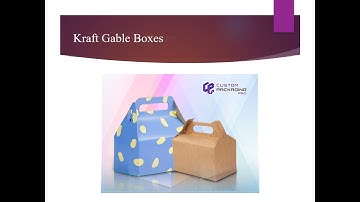 Gable Boxes Wholesale | Custom Gable Packaging | Printed Gable Boxes