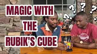 MAGIC WITH THE RUBIK'S CUBE WITH BERNARD THE MAGICIAN