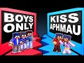 BOYS ONLY or KISS APHMAU in Minecraft!?