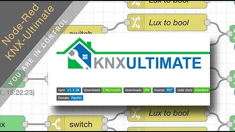 KNX-Ultimate Viewer node for Node-Red Dashboard UI