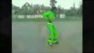 mikie dread .. freestyle  roller blading