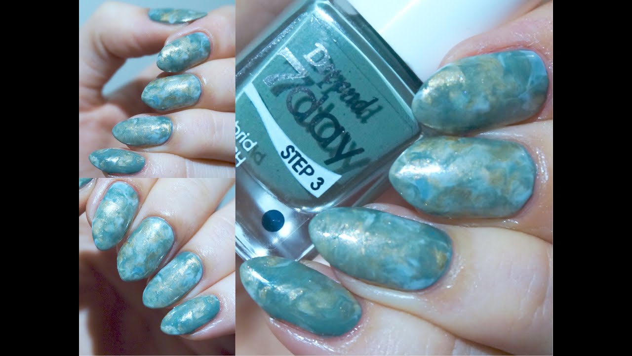 Cameo Nailart Marble - Using a plastic bag