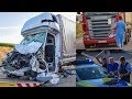 ++ UNFASSBAR! TRUCKER BESPUCKT FEUERWEHR bei TÖDLICHEM UNFALL auf A6 ++ POLIZEI IST SPRACHLOS