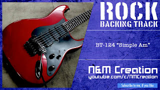 Melodic Hard Rock Guitar Backing Track Jam in Am | BT-124 chords