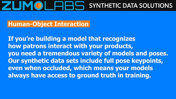 Human Object Interaction. Synthetic Data Solutions. ZUMOLABS #syntheticdata #machinelearning