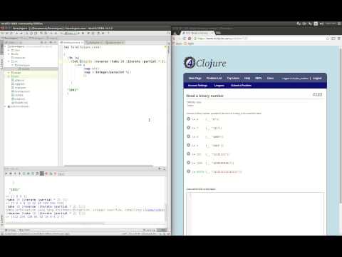4Clojure Solution to Problem 122 Read a binary number