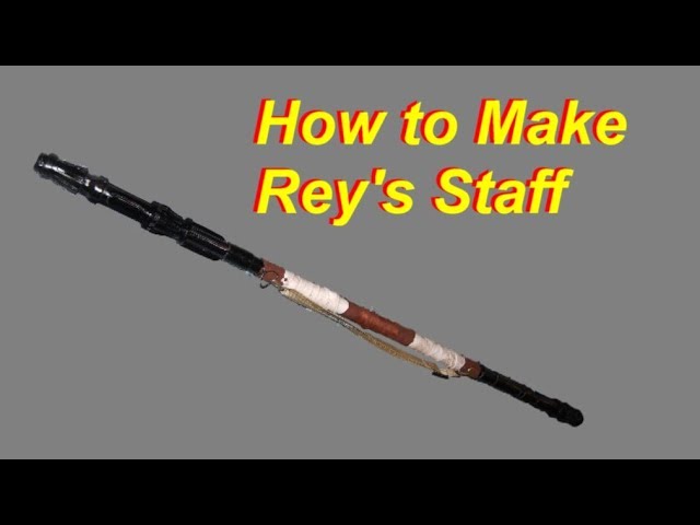 How To Make Rey S Staff Star Wars Diy Youtube - how to get reys staff in roblox
