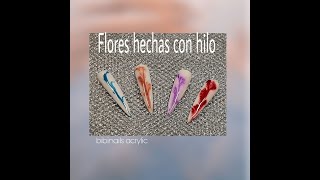 Flores hechas con hilo (NUEVA TENDENCIA)