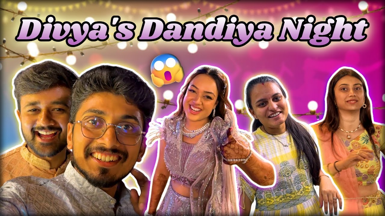 🤣બધા મિત્રો એ ભેગા થઈ ને ખુબ ધમાલ કરી😇| Wedding Season | Gujarati Garba Night | #vlog #suratvlogger