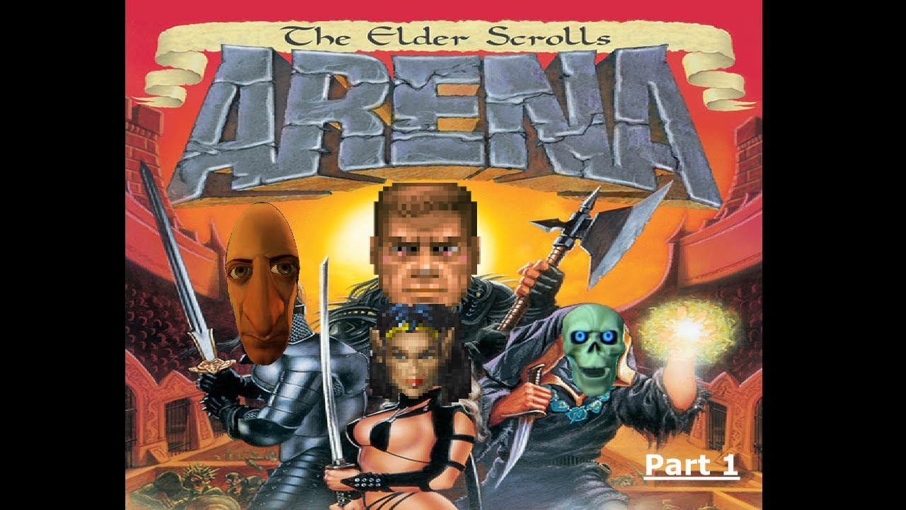 Let's Play | The Elder Scrolls: Arena, Part 1 - Sinia Nightlock Is Born!