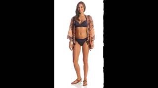 Angie Tel Trim Kimono Swimoutlet
