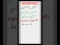 Solving an Exponential Equation #findx