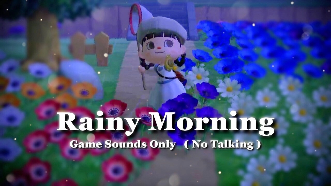 【あつ森ASMR】朝活のんびり作業音🪏✨(声なし)／作業用・勉強用・睡眠用BGM