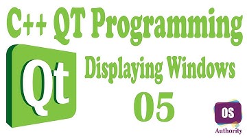 QT C++ Programming Tutorials in Hindi/Urdu | 5 - Displaying Windows and Dialog